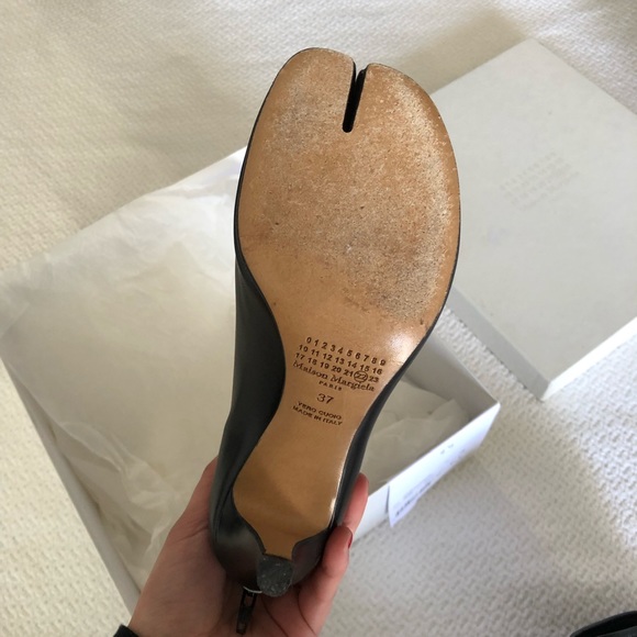 Tabi black ankle boots with stiletto heel - Picture 7 of 7